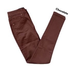 Chocolate brown denim